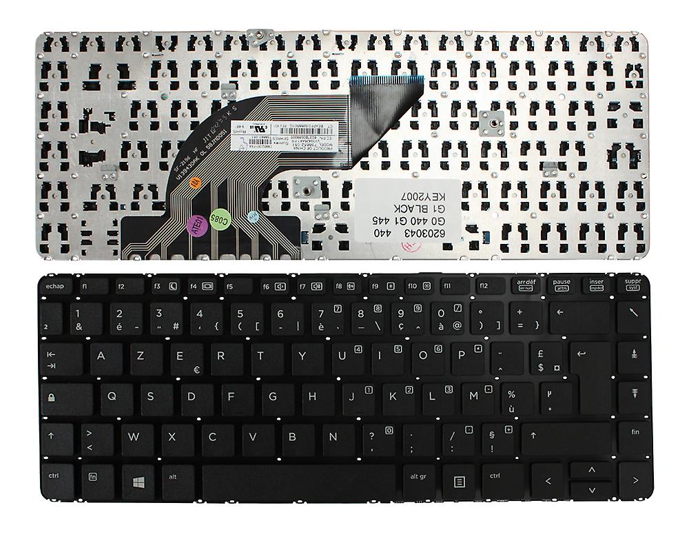 HP 736652-051 (Up Facing Cable) Black French Layout Replacement Laptop Keyboard