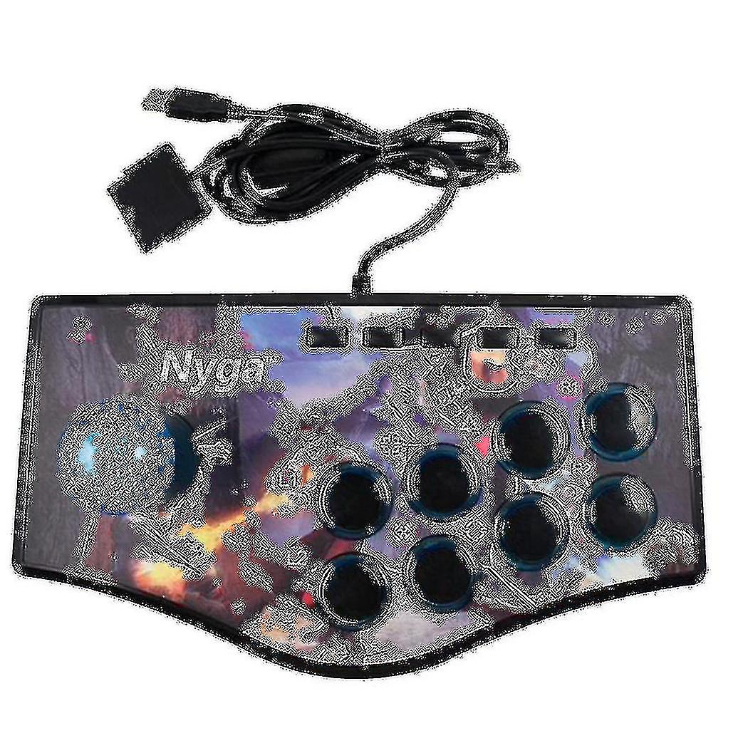 Retro Arcade Game Rocker Controller Usb Joystick For Ps2/ps3/pc/android Smart Tv Built-in Vibrator
