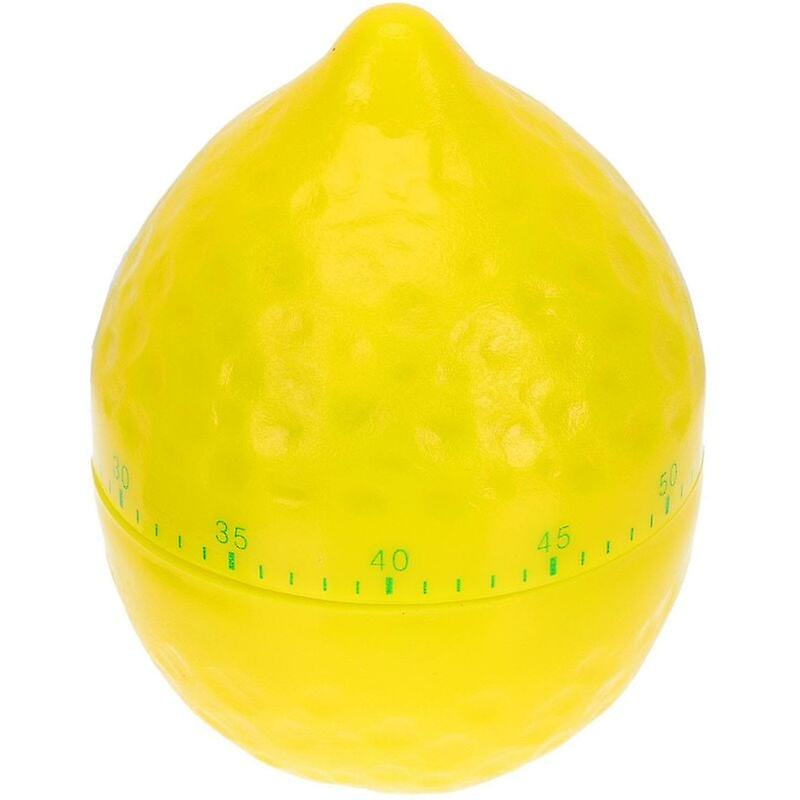1pc Manual Cooking Timer Mechanical Timer Kitchen Timer Lemon Shape Time Reminder