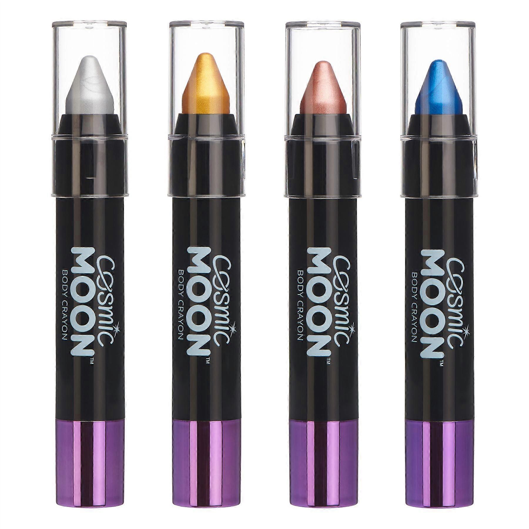 Cosmic Moon - Metallische Körperbuntstifte - 4er Set