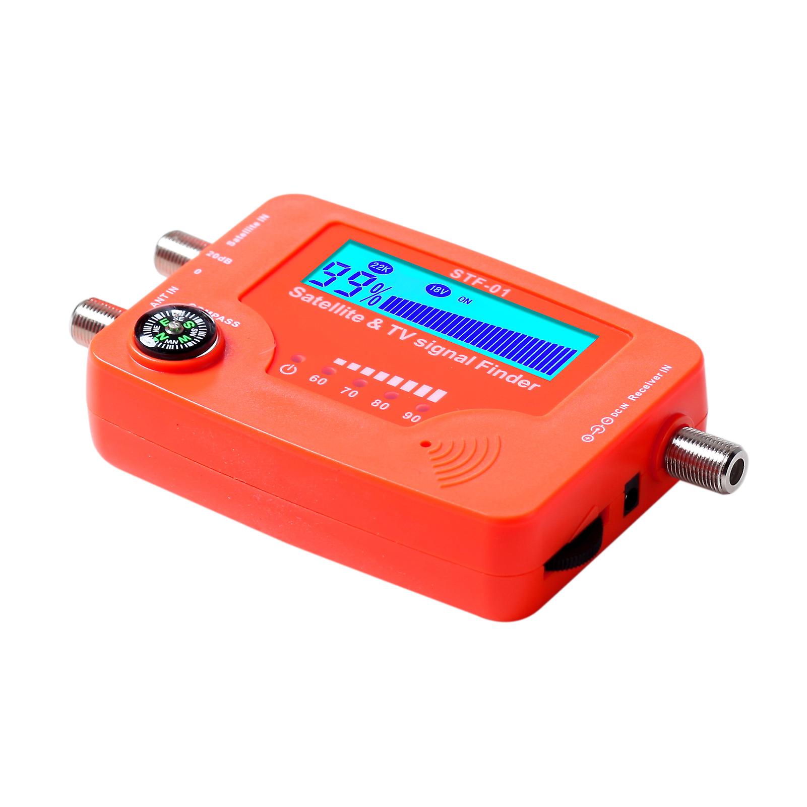 2 In 1 Satellite And Tv Signal Finder Lcd Digital Satellite Finder
