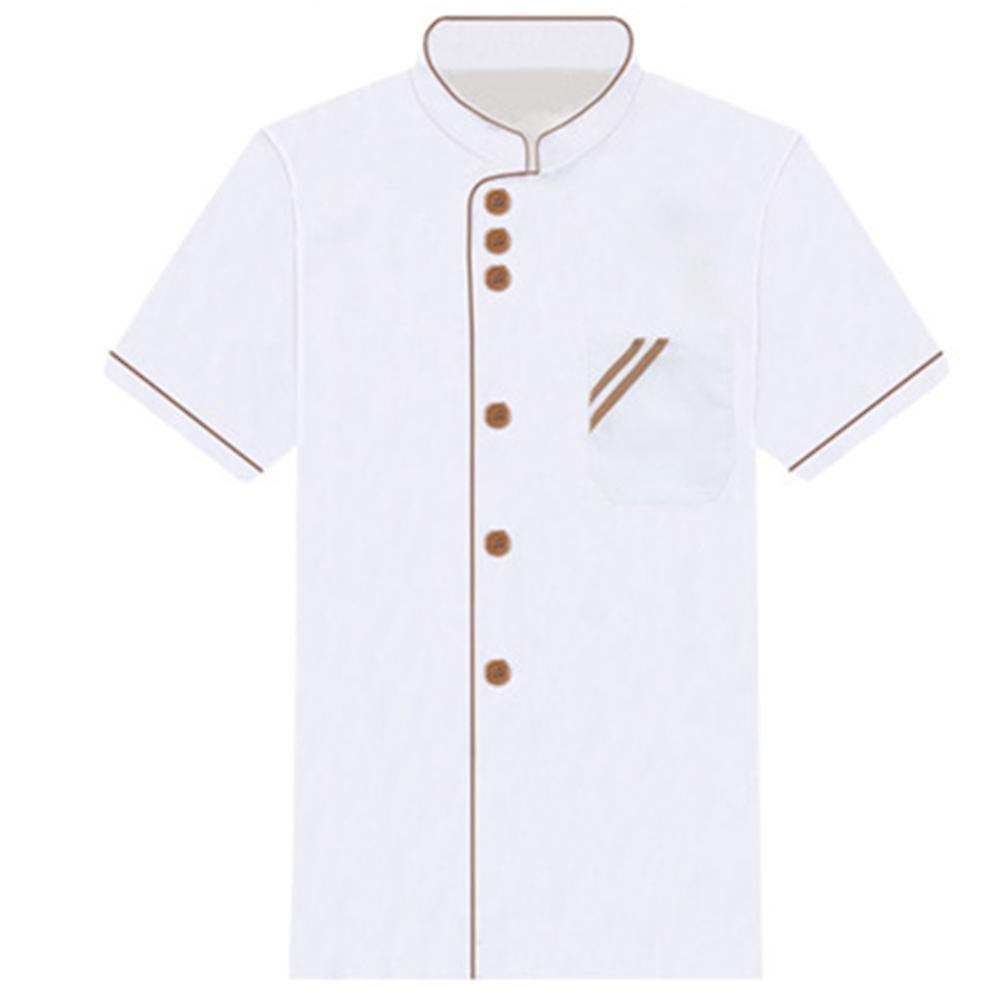 ZHOUBA للجنسين قصيرة طويلة الأكمام الشيف سترة معطف فندق المطبخ خدمة موحدة ملابس العمل