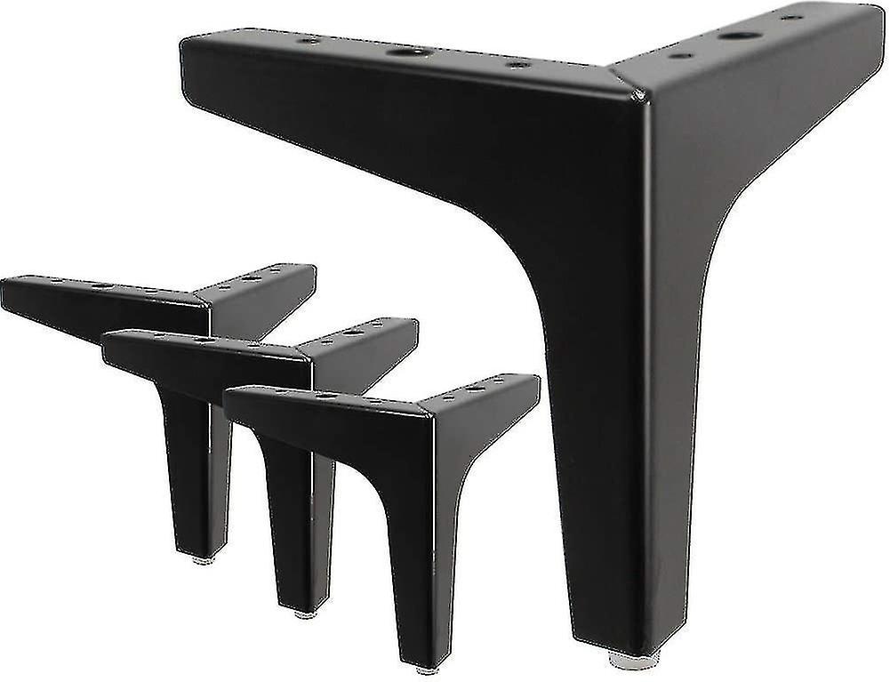 7 Inch Metal Furniture Legs, Set Of 4 Modern Iron Diamond Triangle Furniture Feet