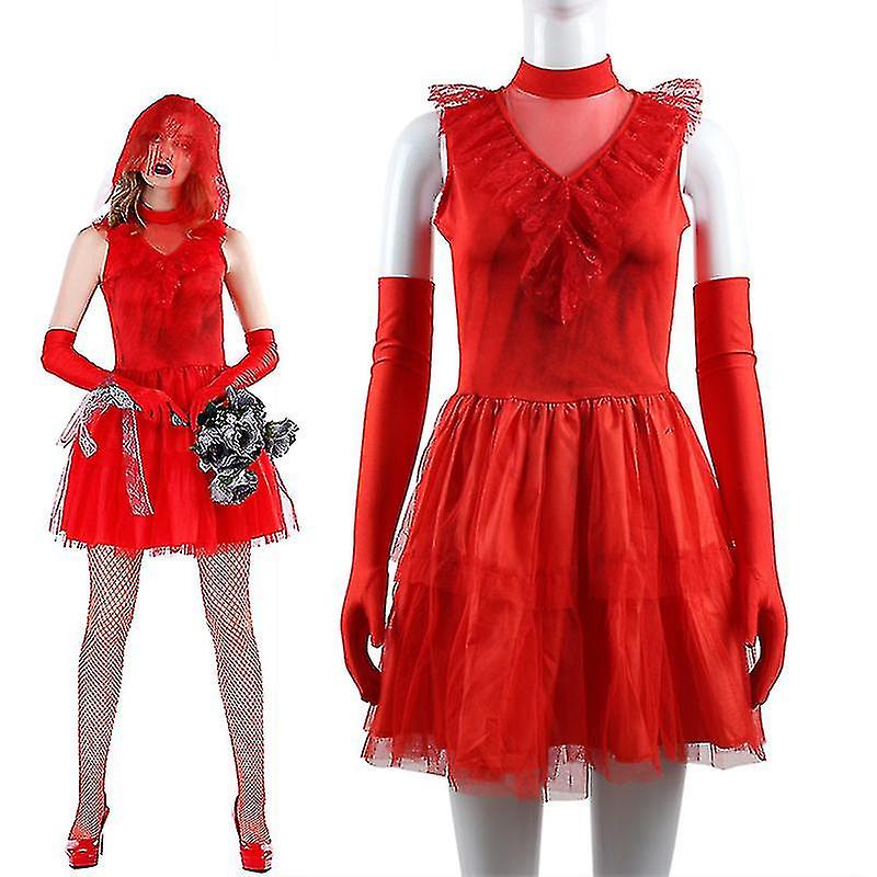 Bloody Red Bride Costume