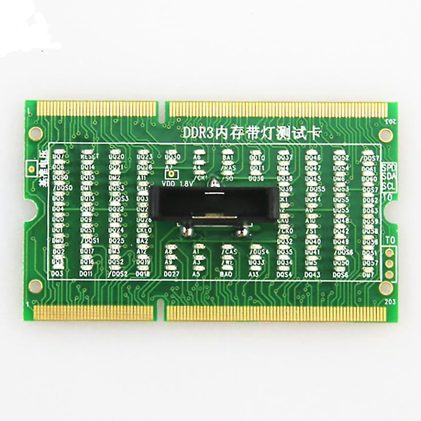 Ddr3 204-pin So-dimm Notebook Laptop Ram Memory Upgrade Module Forward And Reverse Dual-purpose Tester