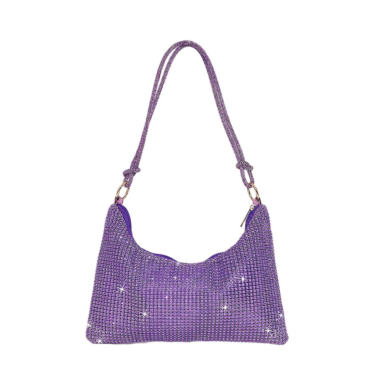 Shining Rhinestone Purses for Women Portable Multifunctional Bag for Daily Use