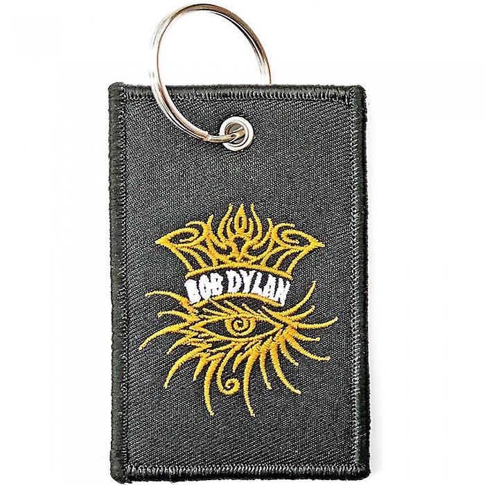 Bob Dylan Eye Double Sided Patch Keyring