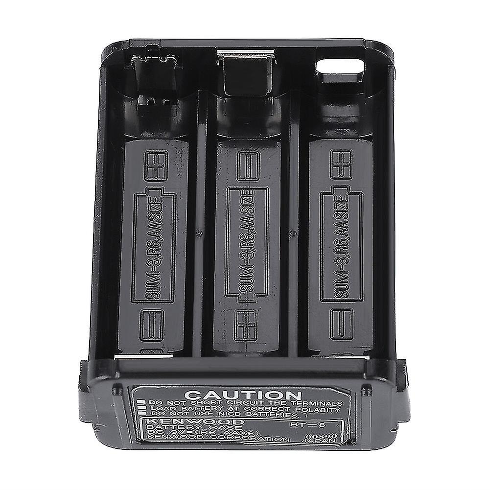 Boîtier de piles pour talkie-walkie radio bidirectionnelle Kenwood TH-28/TH-48/TH-78HT (6 piles AA) noir
