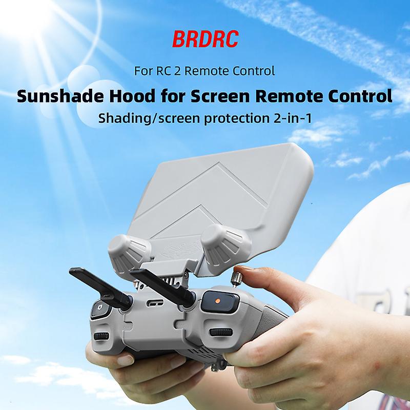 Drone Remote Control Hood 2-in-1 Protective Cover for DJI Mini 4 Pro Air 3 Series RC 2 Remote Controller