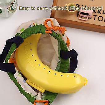 Boîte à Banane CRYSTALIA - Lot De 2 - Protecteur Réutilisable Sans BPA - Garde Les Bananes Intactes