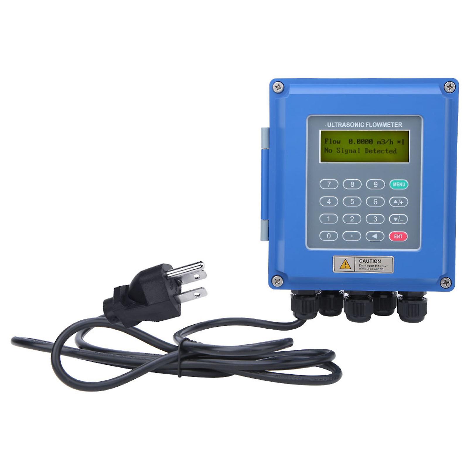 TUF-2000B DN50-700mm Wall Mount LCD Ultrasonic Flowmeter Tester