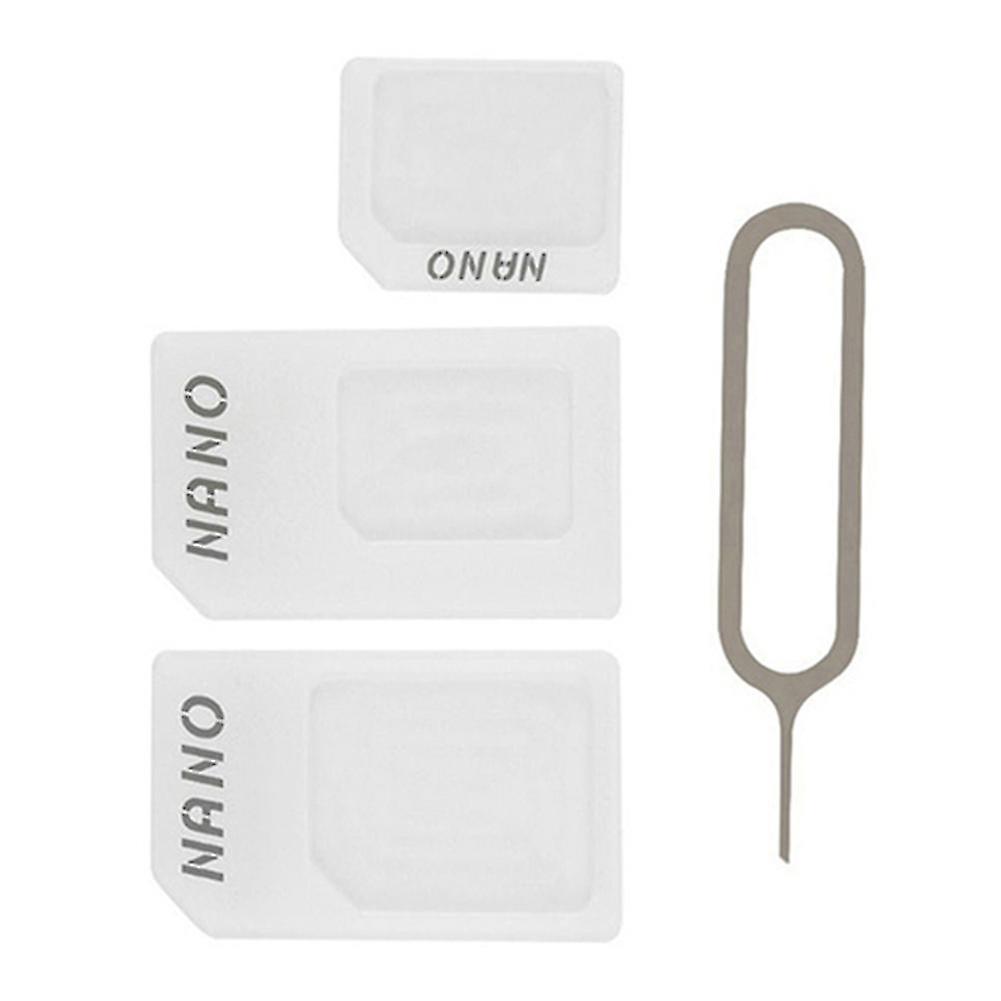 3 in 1 NanoSIM Card to Micro SIM Card to Standard SIM Card Adapter Converter-yuyu