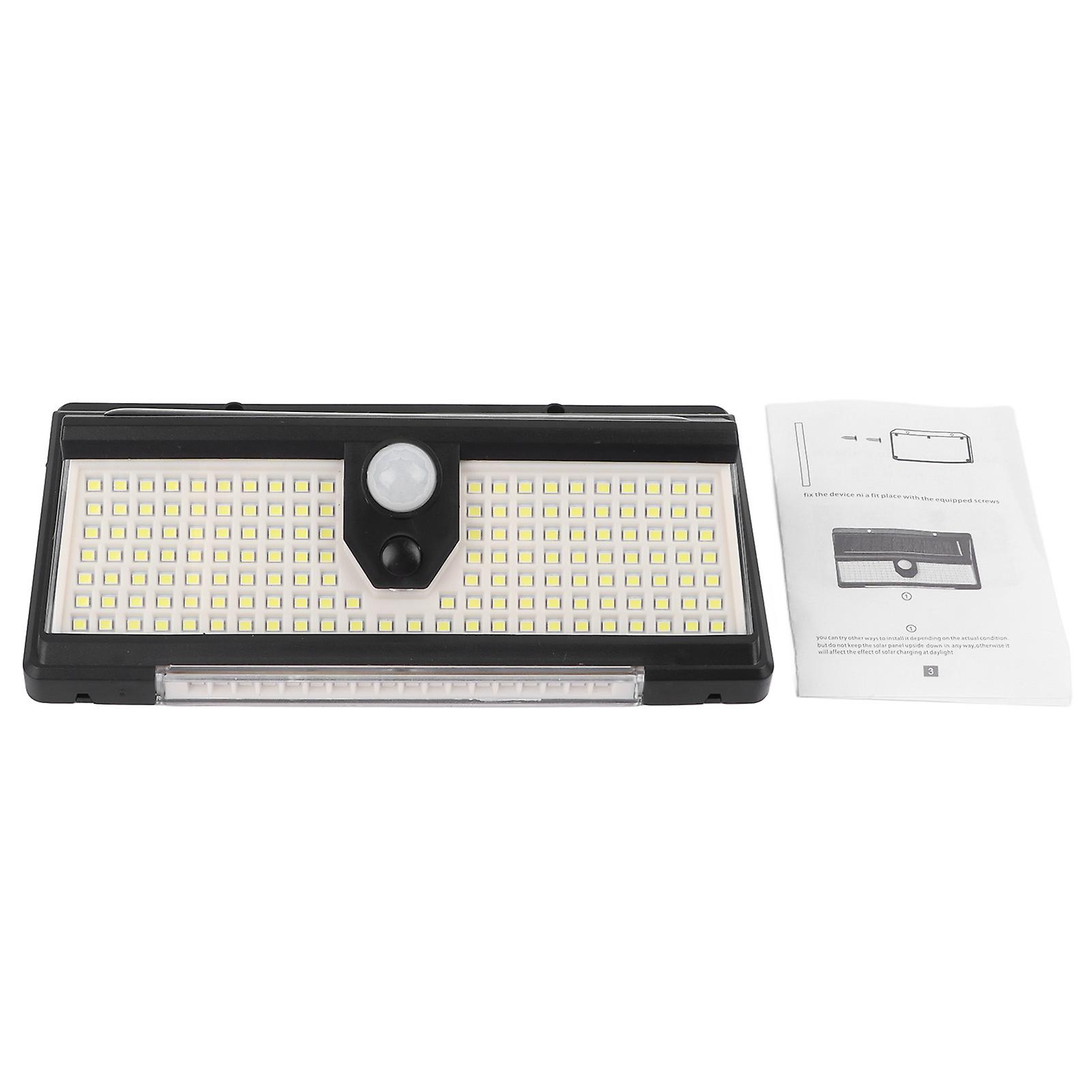 Outdoor Solar Sensor Light with 3 Modes & Motion Detection, Waterproof