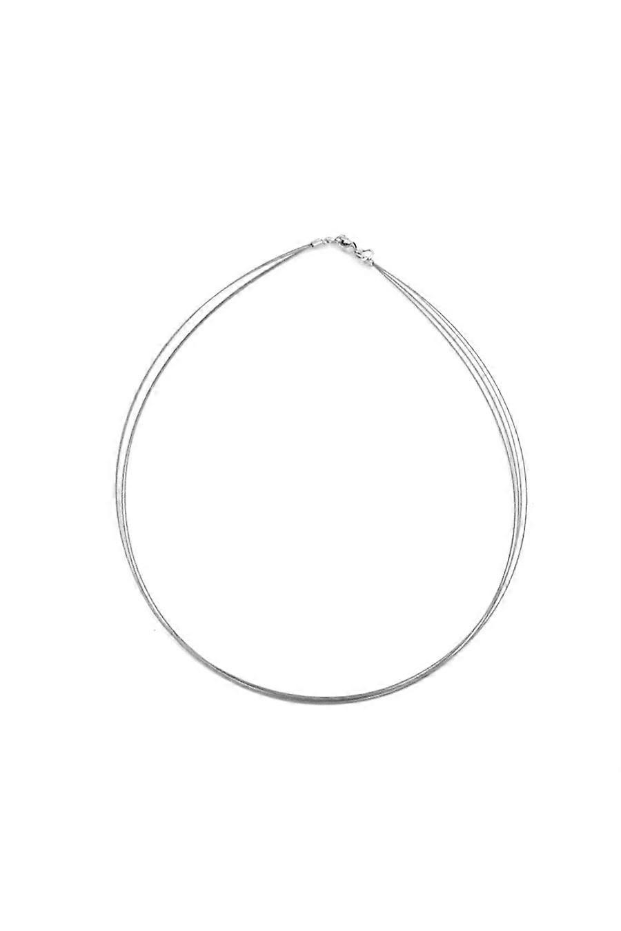 Necklace 4x Coated Steel Wire 40cm - Gl02446