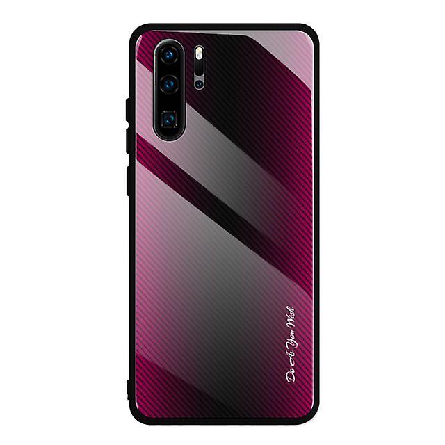 Single Shockproof Tempered Glass Case for Honor 8X - Pink