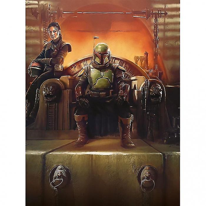 Star Wars The Book Of Boba Fett The New Boss Framed Canvas Print