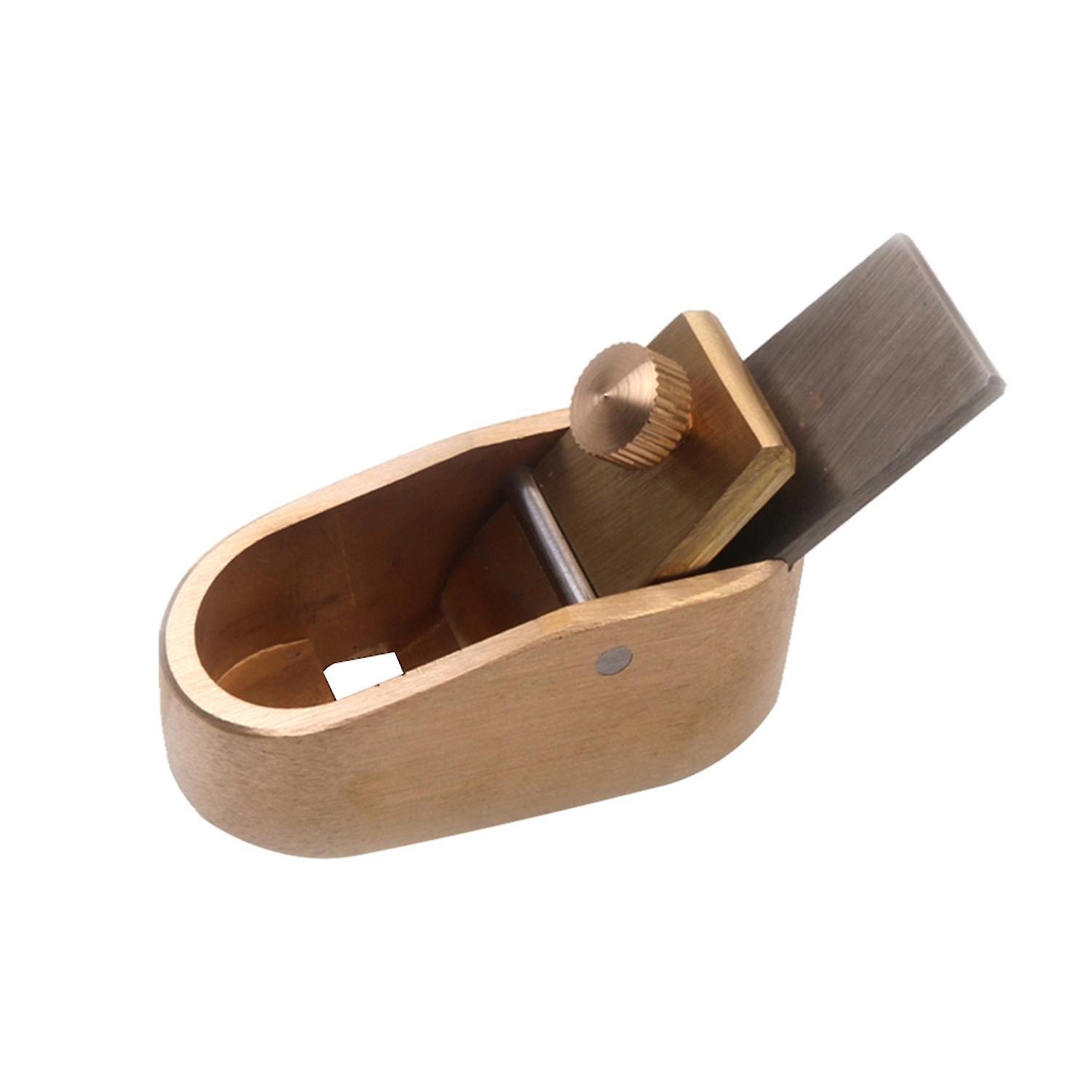 Convex Curved Sole Woodworking Plane Cutter Brass Luthier Tool for Violin Viola Cello Wooden Instrum