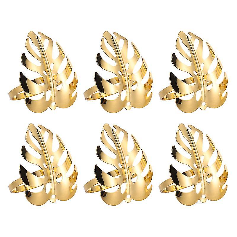 6pcs Alloy Napkin Ring