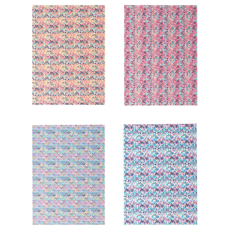 4pcs Pu Leather Fabric