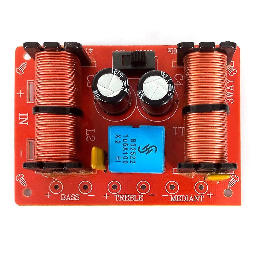 150w Hi-fi Crossover Filter Module Treble Medium Bass 3 Way 950hz/6000hz/6000hz Adjustable For Upgrading Home Audio Systems