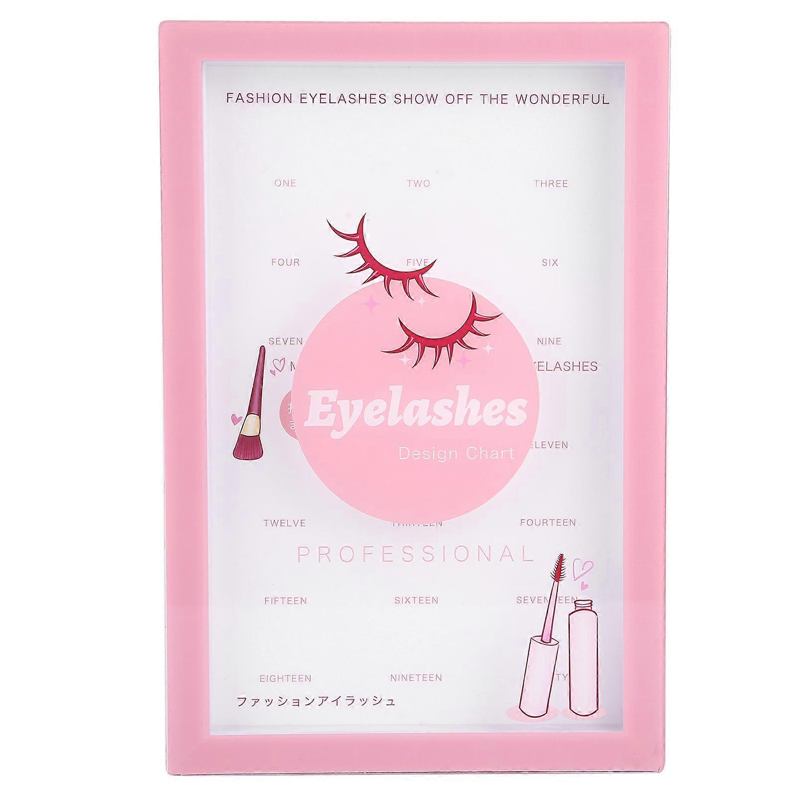 False Eyelashes Display Container Waterproof Dustproof Reusable Eyelashes Display Tool