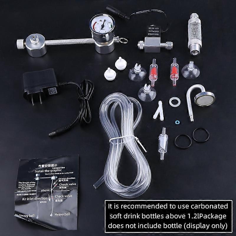 Acquario FAI DA TE Sistema di CO2 Kit Generatore Contabolle Piante Regolatore Diffusore