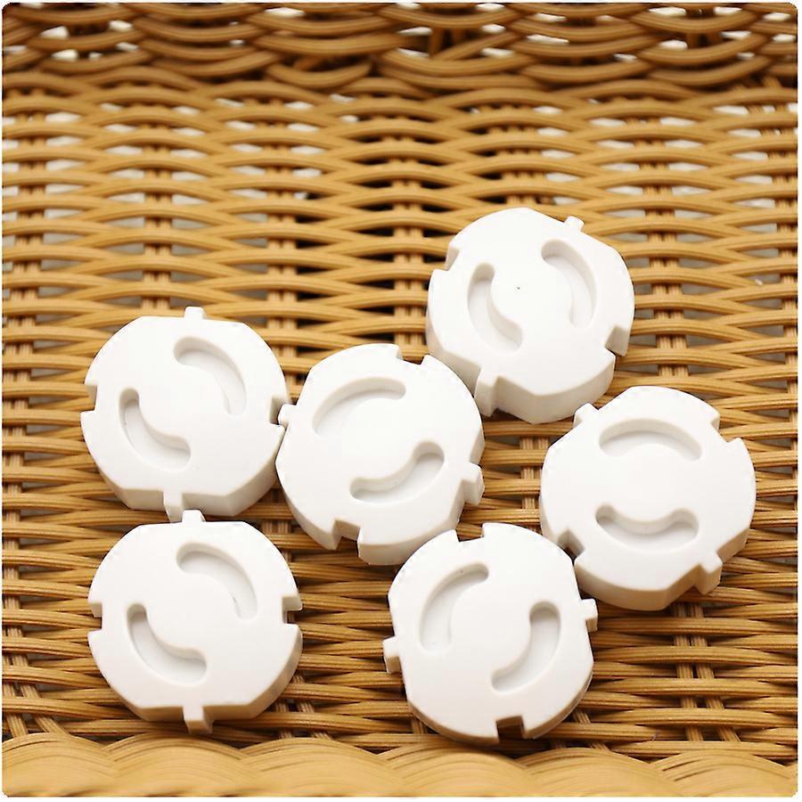 Socket outlet childproof lock without sticking, set of 10, in white, plug-in, socket protection, socket outlet childproof, socket outlet babyproof