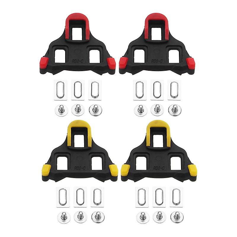 6 Degrees Lock Plate Bicycle Pedals Self-locking Cleats Road Bike Shoes Cleats