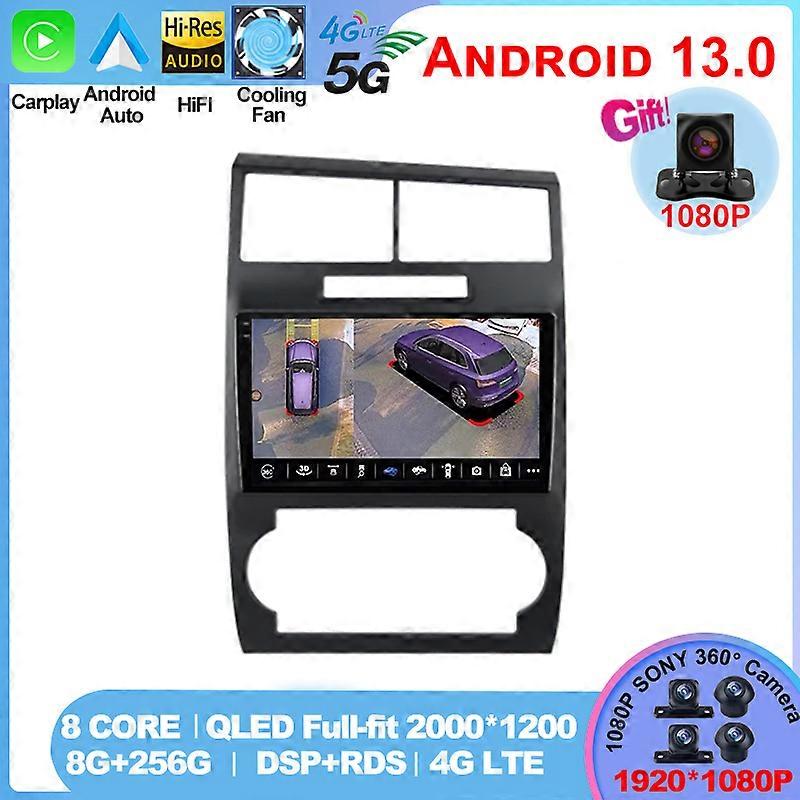 For Dodge Charger Magnum 2005 ~ 2007 Car Radio Multimedia Video Player Navigation GPS Android 13 Auto No 2 DIN DVD WQ9484