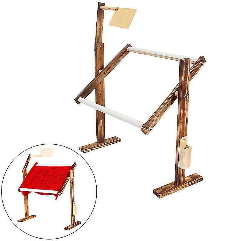 Solid Wood Cross Stitch Rack Adjustable Stand Desktop Cross Stitch Embroidery Frame
