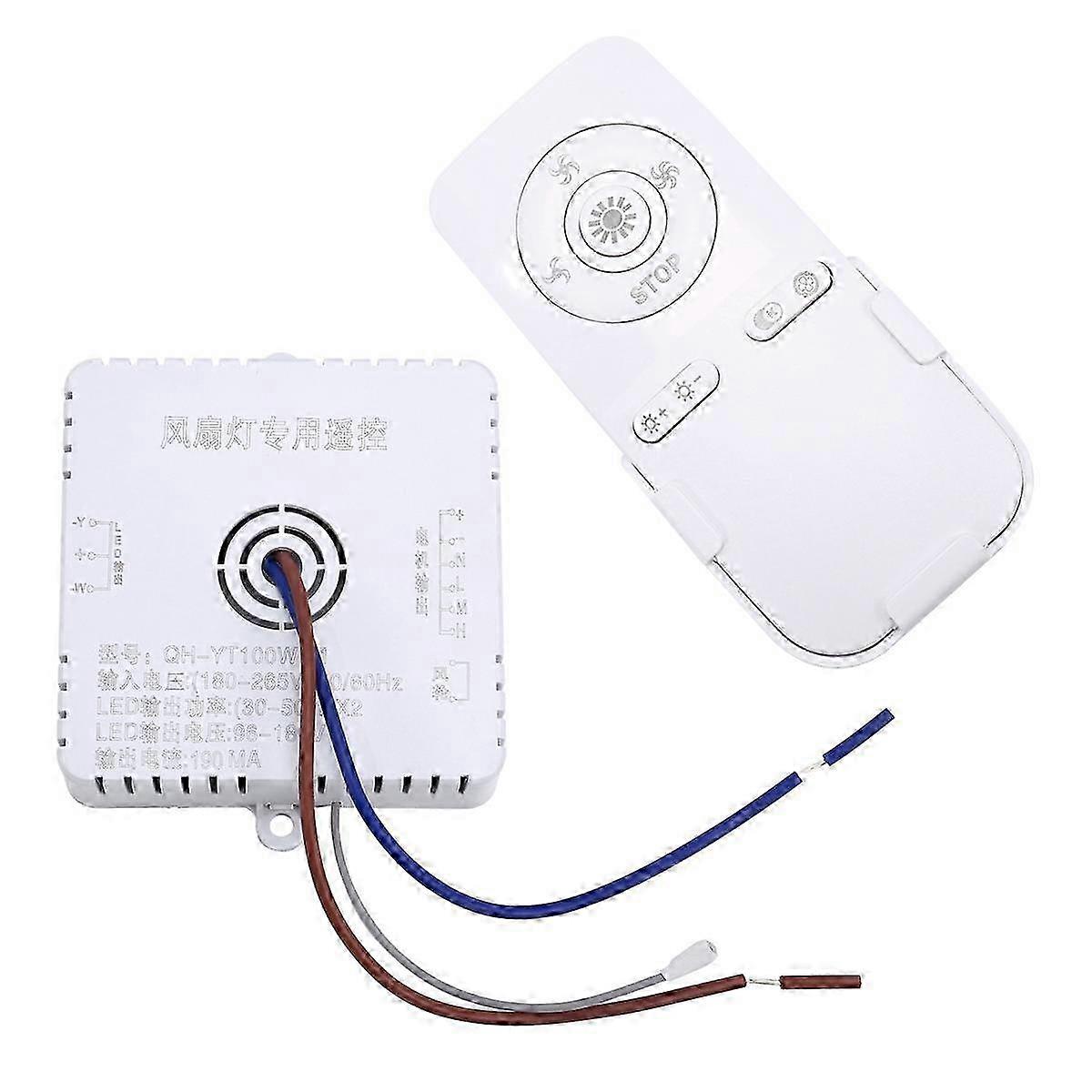 Bedroom Ceiling Fan Light Remote Control 100W Receive Controller Driver Fan Light Accessories 30-50