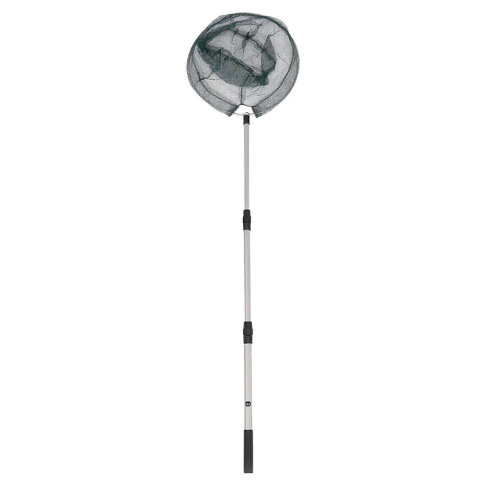 Épuisette pliable pour appâts de poisson-chat, filet à éperlan, attrape-filet, épuisette télescopique, filet de pêche extensible