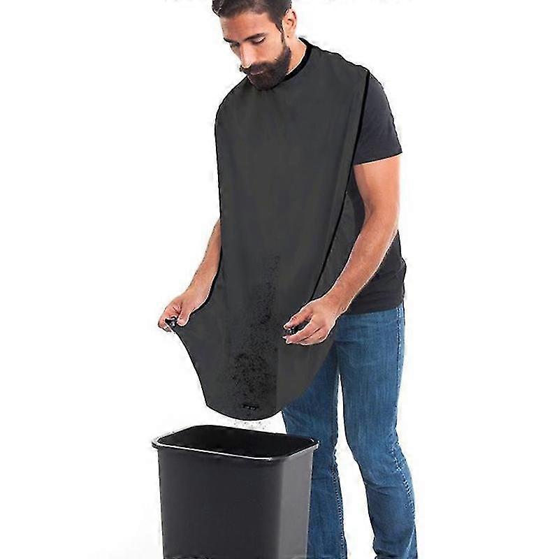 Jianghuo Men Shaving Apron Build Beard Shape Cloth Holder Transparent Adhesive Bathroom Organizer Gift For Man