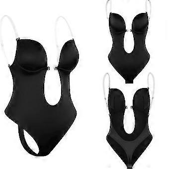 Shapewear backless feminino deep v neck body shaper para vestido lombar
