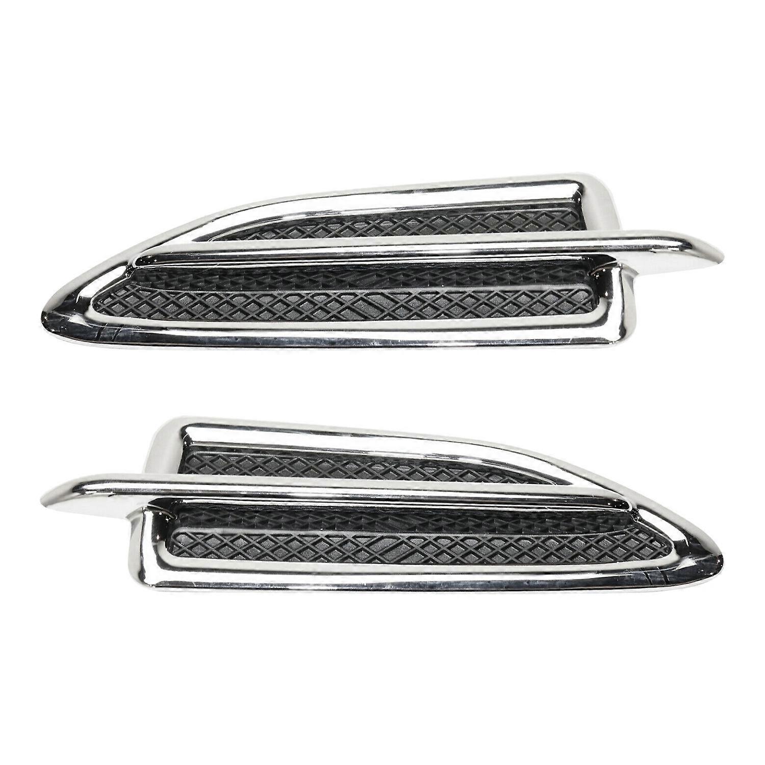 2Pcs Front Side Vent Emblem Molding Trim Decoration Left + Right for 13-15 Escape CJ5Z16228AA CJ5Z16228AB