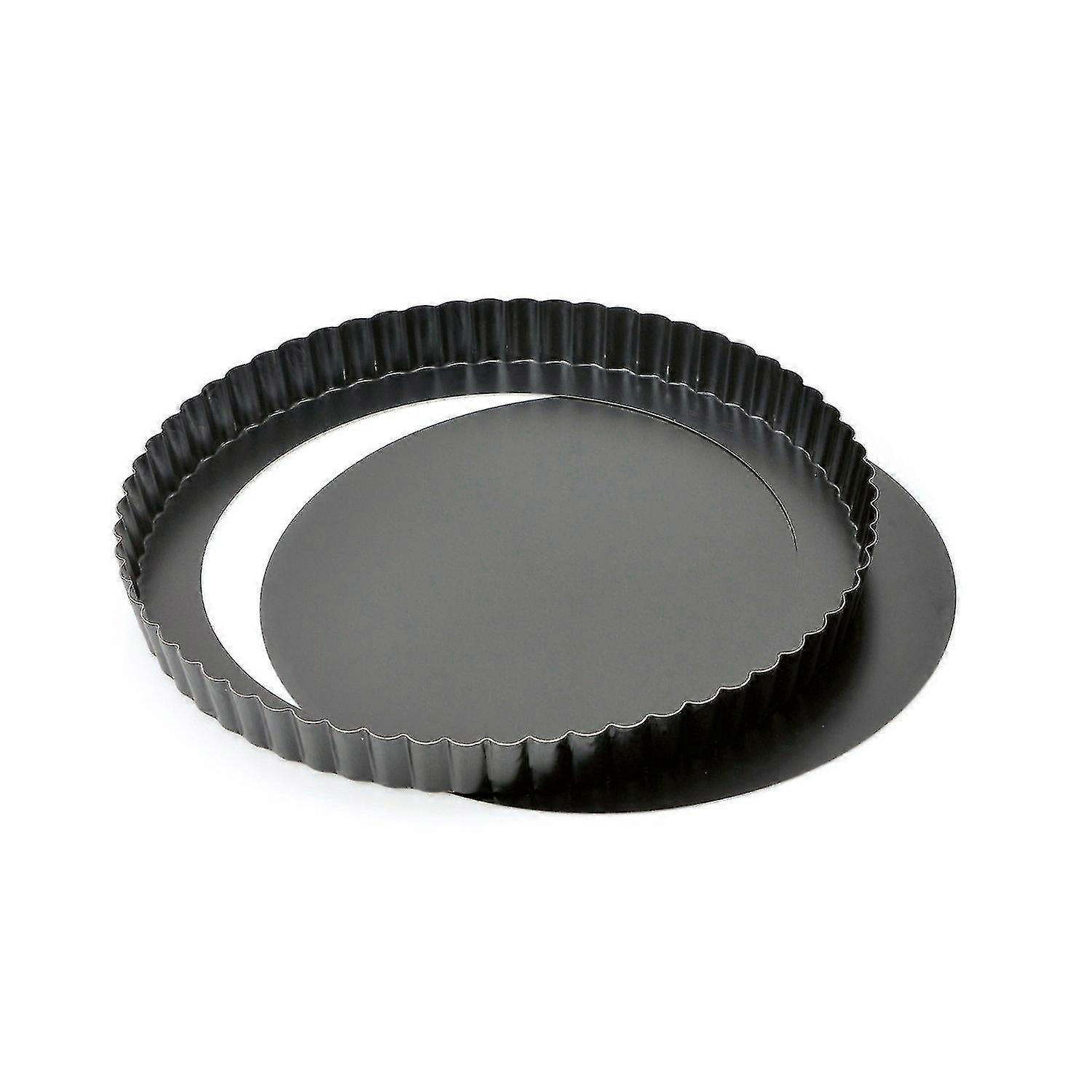 Pie Quiche Pans Quiche Pan Flan Tin | 28 Cm 11-inch Non Stick Loose Base Quiche Tin/ Tart Pan For Cakes | Removable