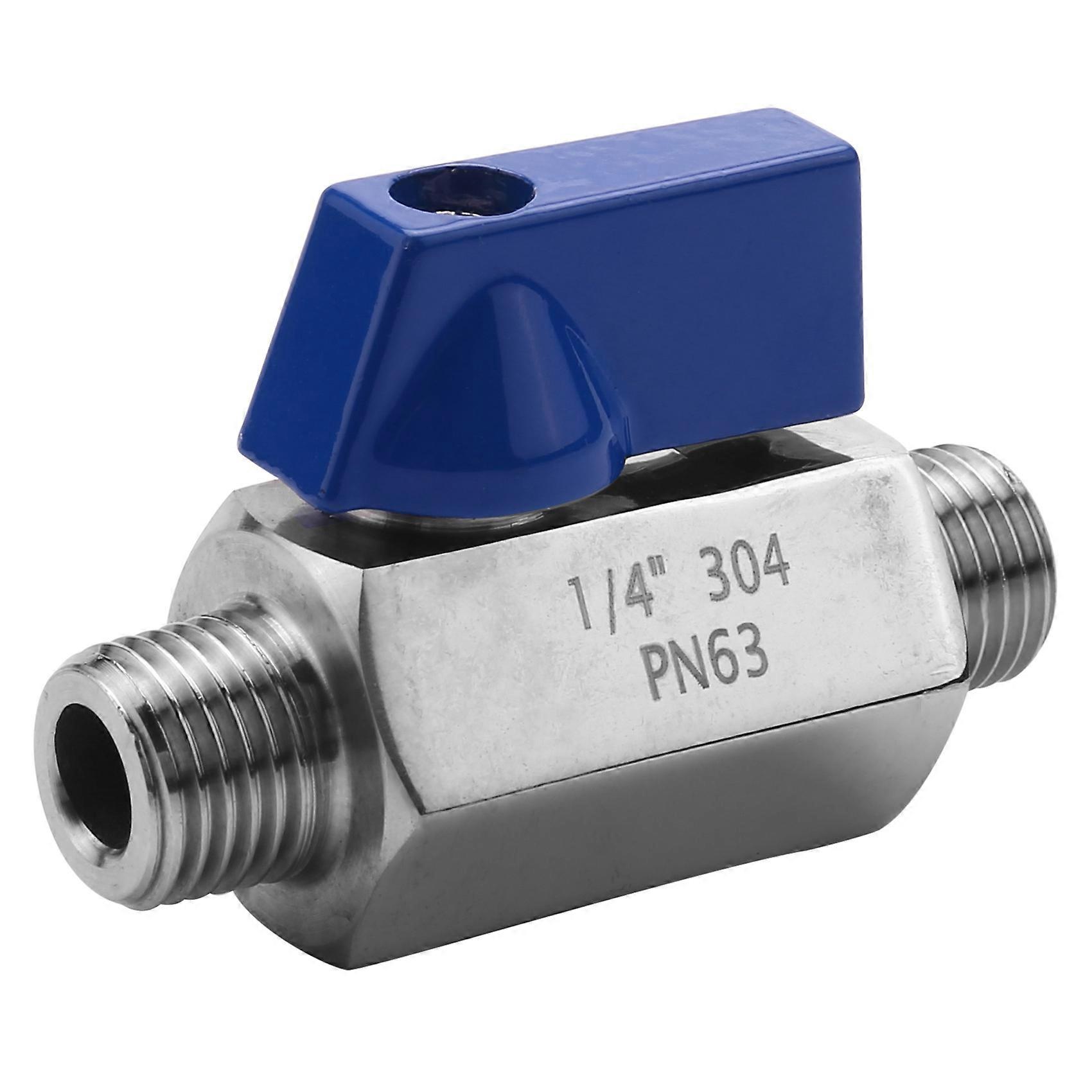 Vanne D'arrêt Gaz Et Eau En Inox 304 - Robinet à Boisseau Sphérique Fileté Femelle - 1 Pièce - Remplacement Facile Et Durable - 6