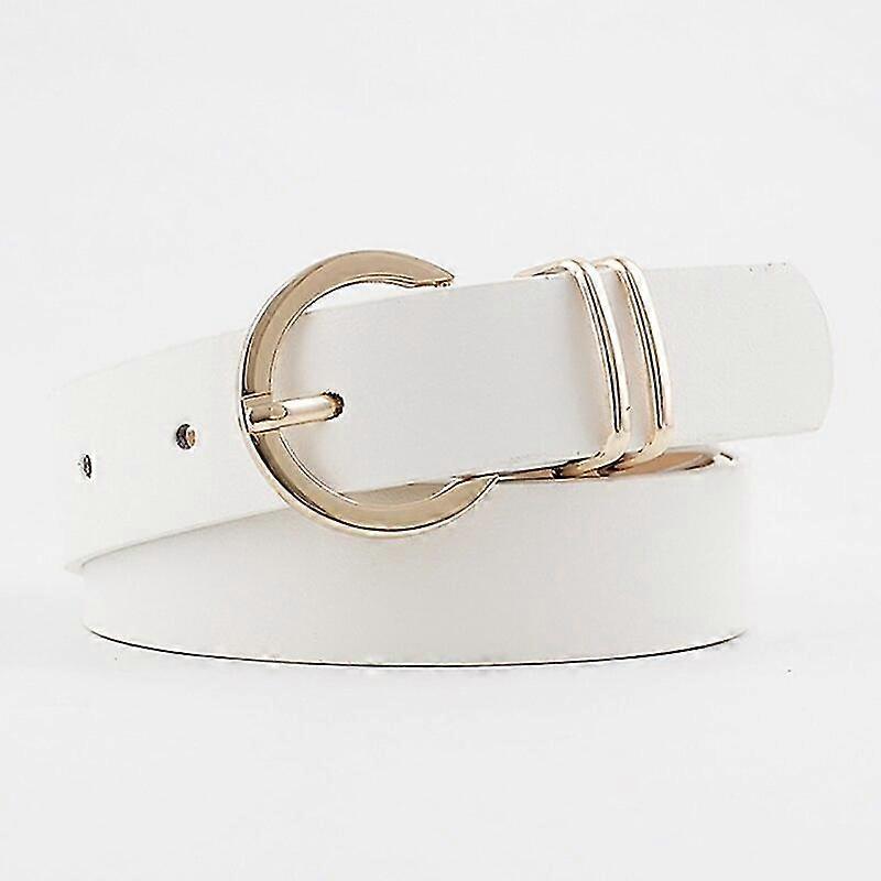 المرأة أزياء محكم حزام مائة الاتجاه جولة دبوس مشبك الجينز أحزمة