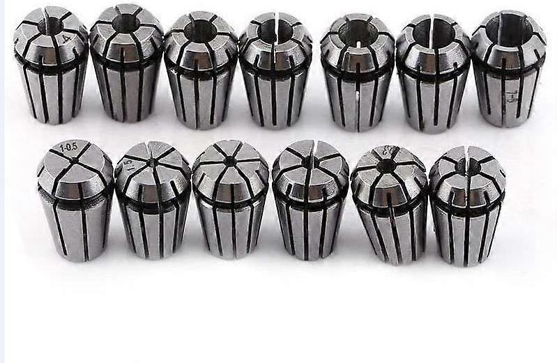 13Pcs Er11 1-7Mm Spring Collet Set Collet Kit For Cnc Engraving Machine & Grinding Tool