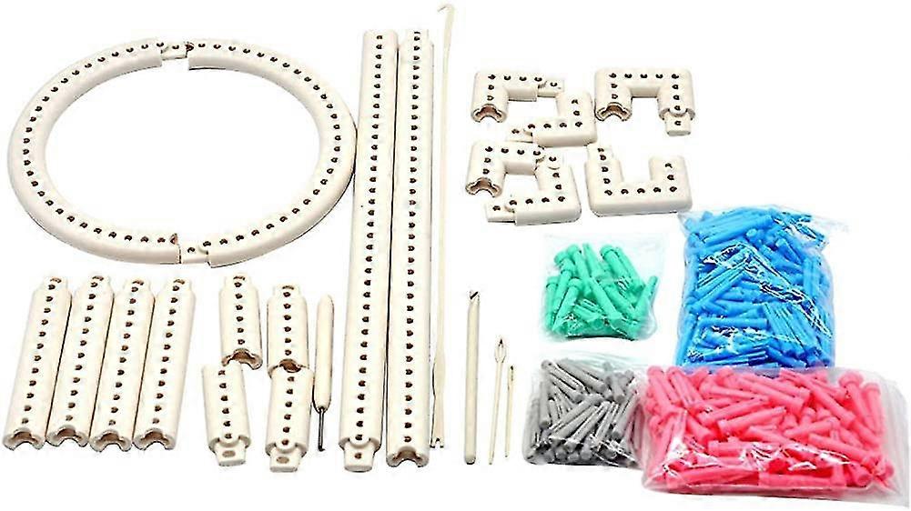 Knit Weave Loom Kit, Multi-Function Craft Yarn Knitting Board Knit Weave Loom Kit Diy Tool