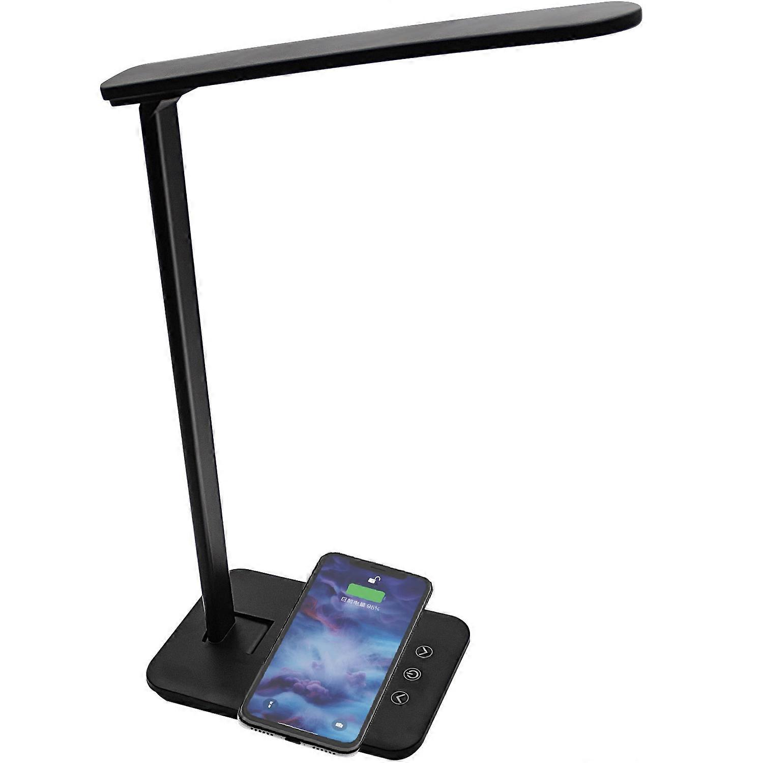 Desk lamp with QI charging