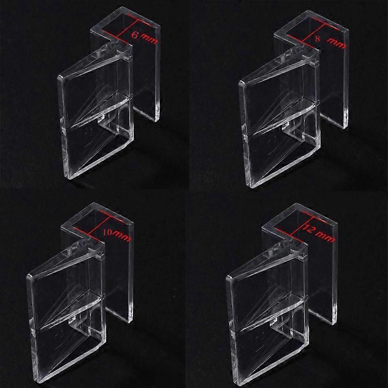 Aquarium cover clamp bracket, light and durable A (pack of 8)