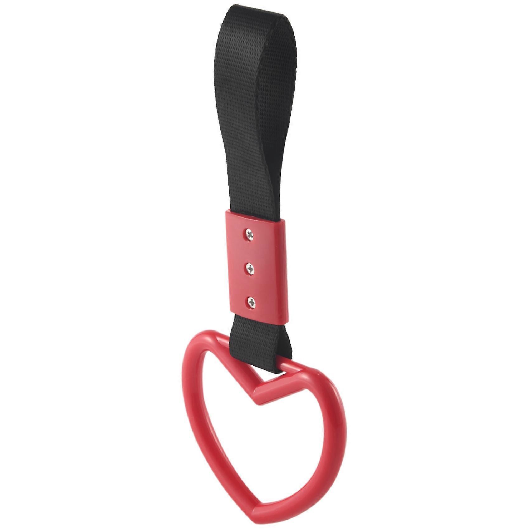 Heart Jdm Tsurikawa Ring for Subway Bus Handle Strap Charm Drift Universal