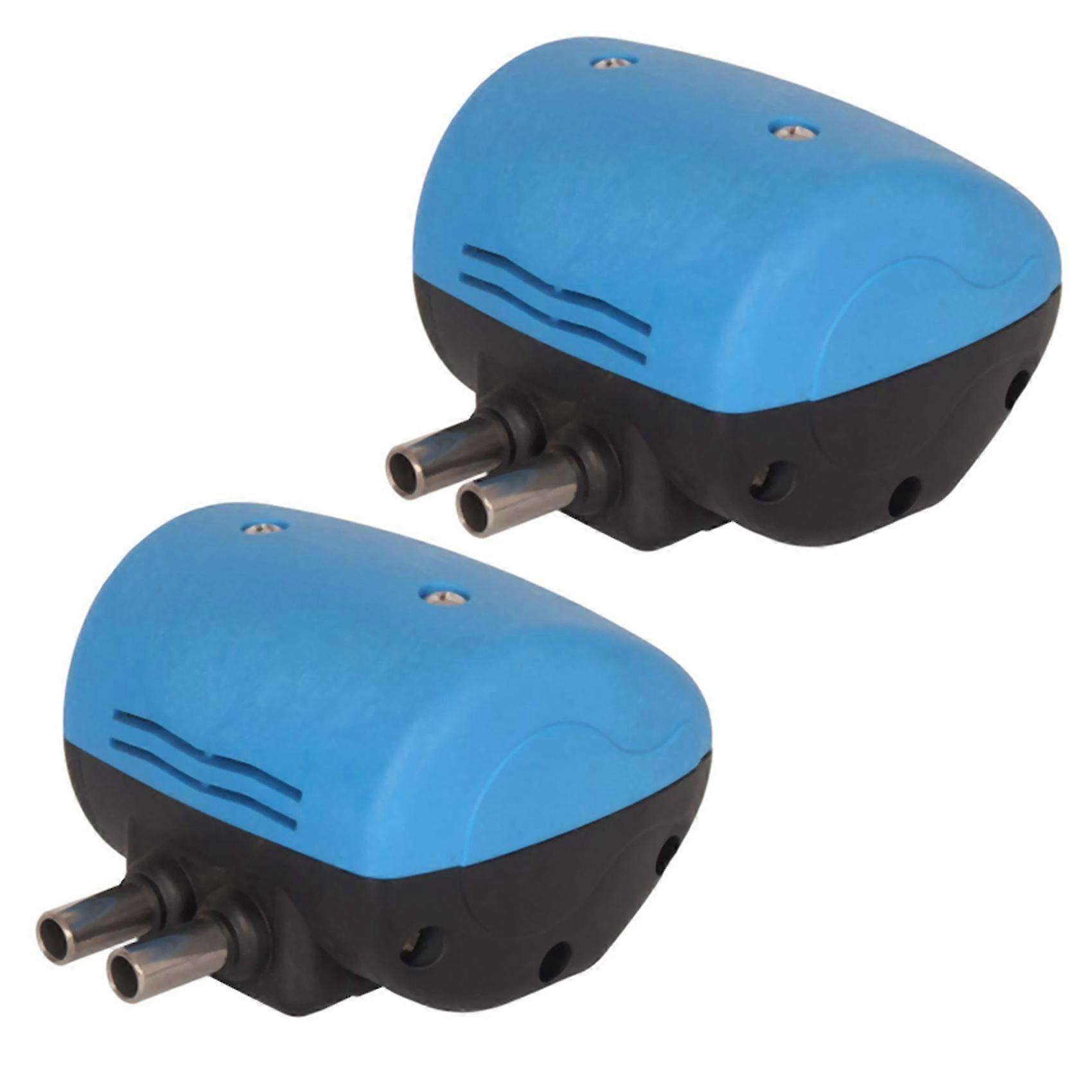 2x Pneumatic Pulsator compatible with Cow Sheep Goat Milker Milking Machine Stainless Steel Connectors Adjustab