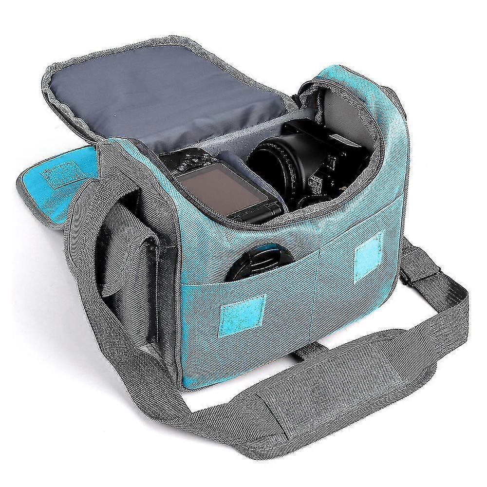 1 Pcs Camera Bag Case Shoulder Messenger Bag For All Cameras,blue