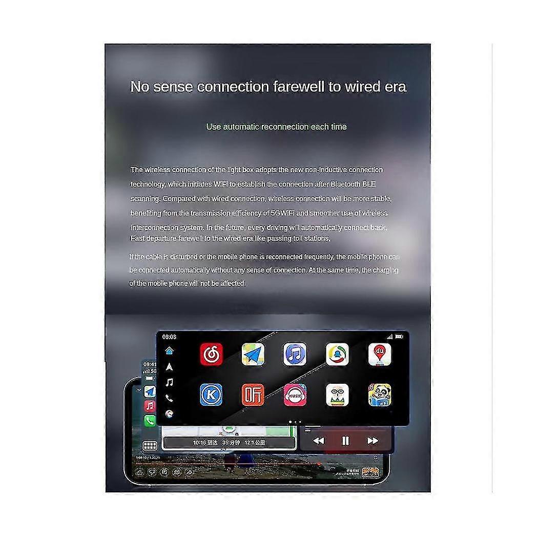 Wired To Wireless Android Auto Adapter For Wired Android Auto Cars Smart Ai Box Bluetooth Wifi Auto