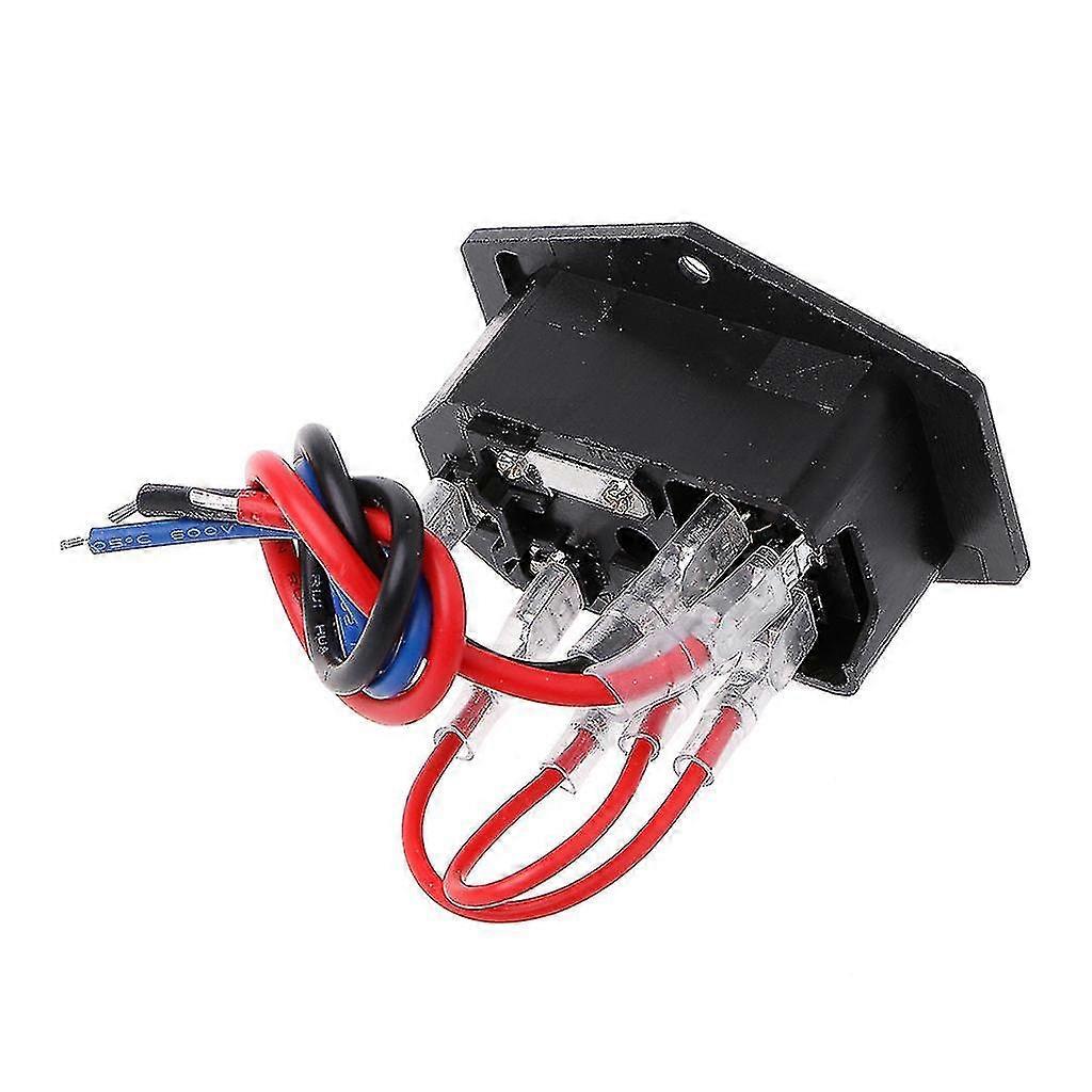 3d Printer U-type Plug Power Supply Switch Adapter Socket With Switch And Fuse