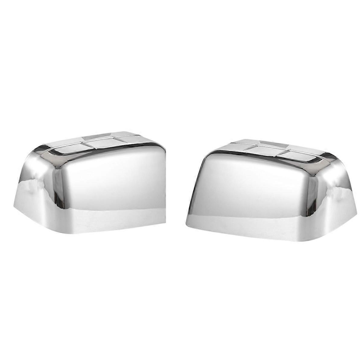 Car Chrome Rearview Mirror Cover Trim Side Mirror Frame Caps Replacement for Edge 2009-2014