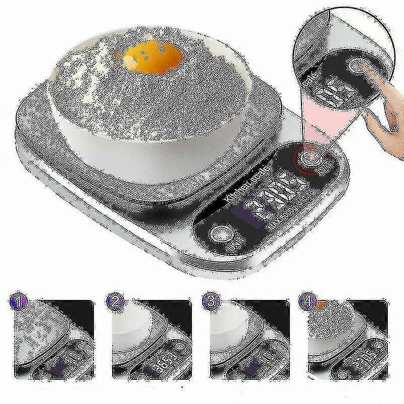 Electronic Digital Food Kitchen Scale Multifunction Scale Measures Weight