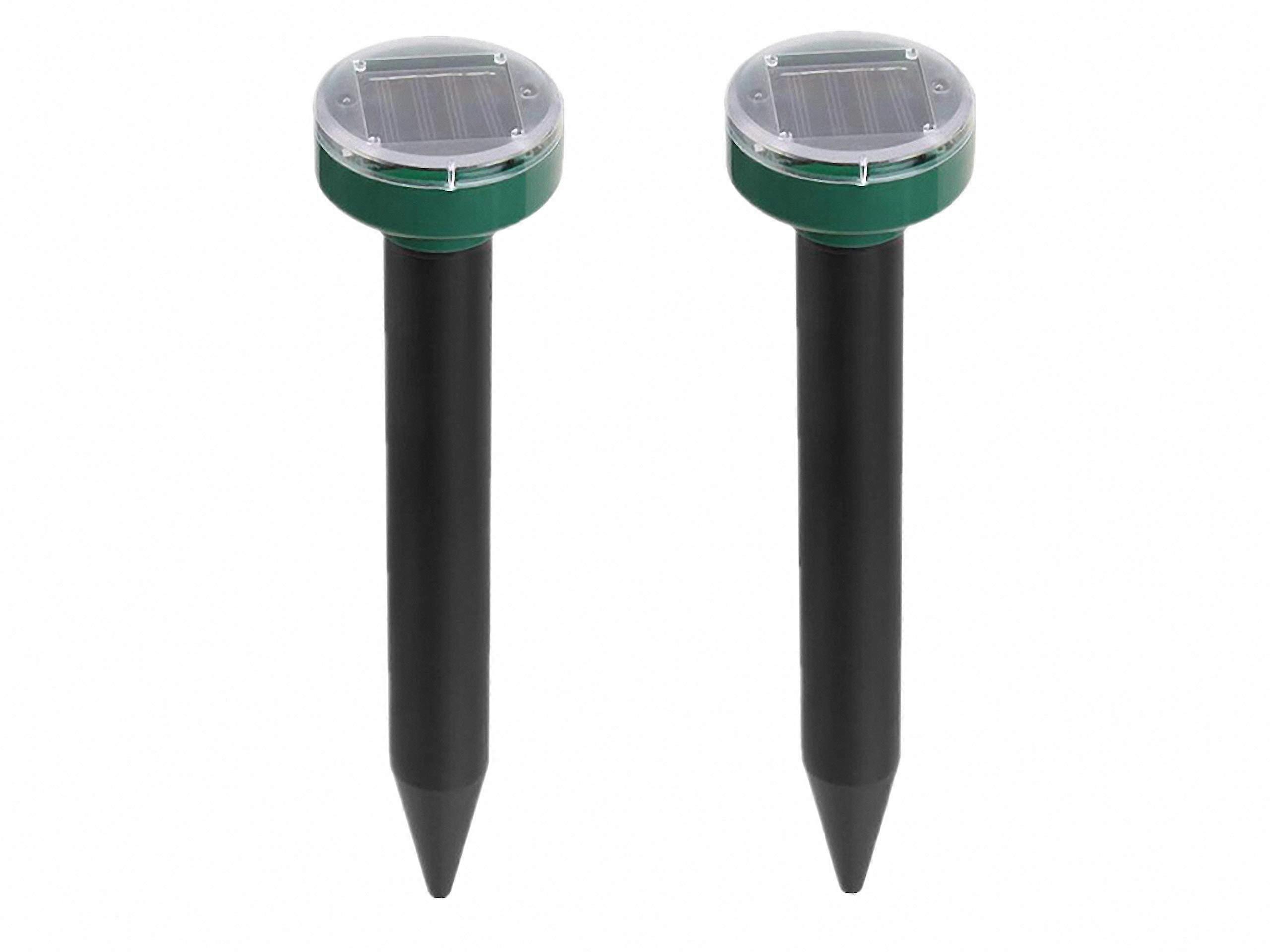 Solar Mole Repellent, Ultrasonic mole Deterrent, Outdoor Waterproof Mole Repeller for Garden Lawn Yards, Rodent Repellent for Get Rid of Snakes,Voles